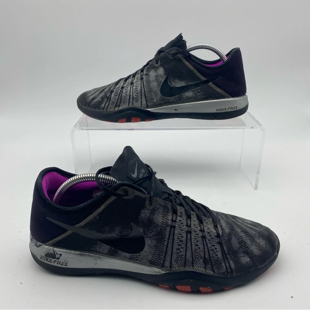 Nike Free TR6 Women Size 11 Shoes Gray Running Training Athletic Sneakers